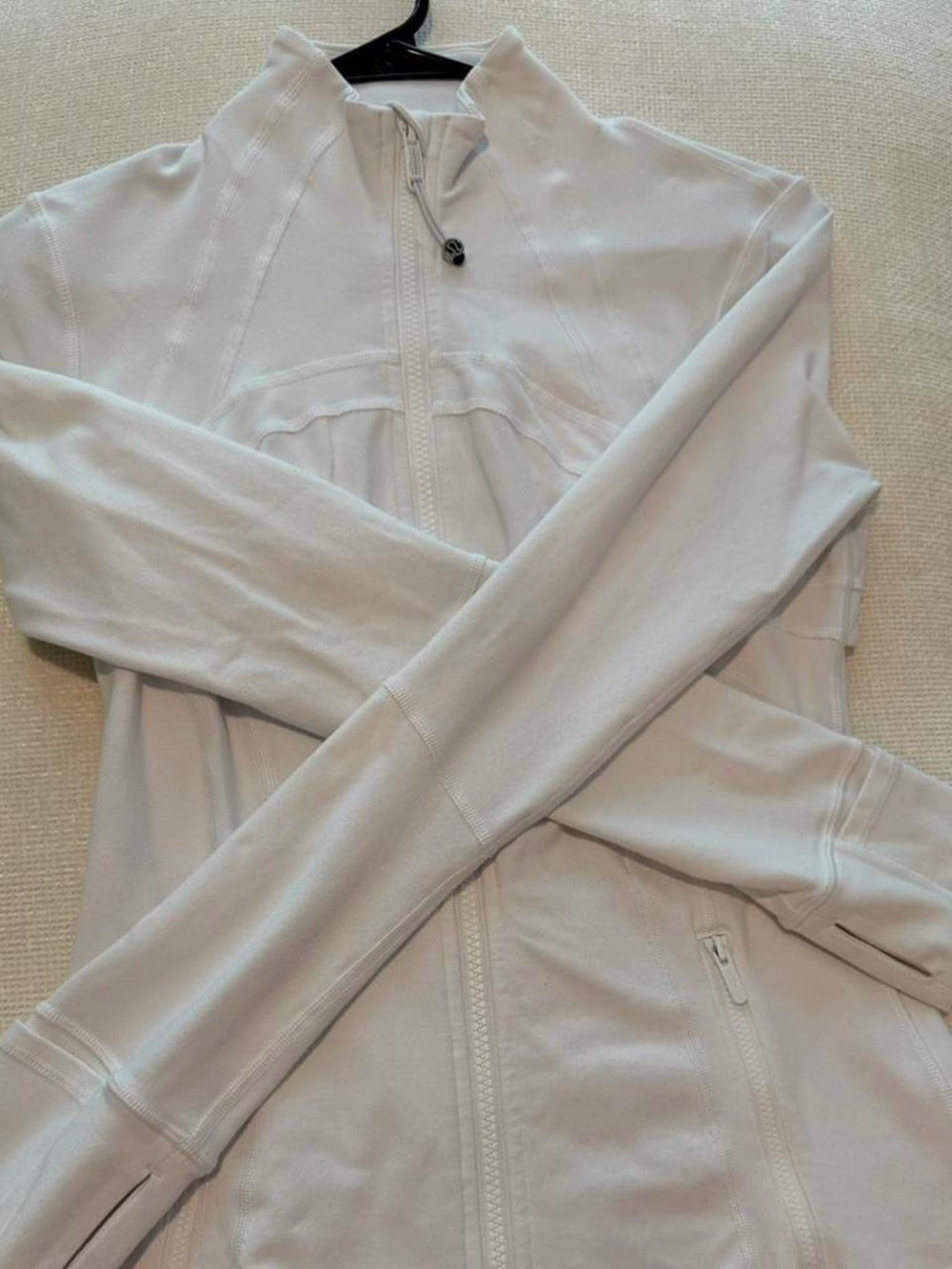 Lululemon White Luon Define Jacket